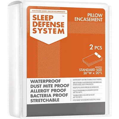 Vodootporan omotač jastuka sa patentnim zatvaračem